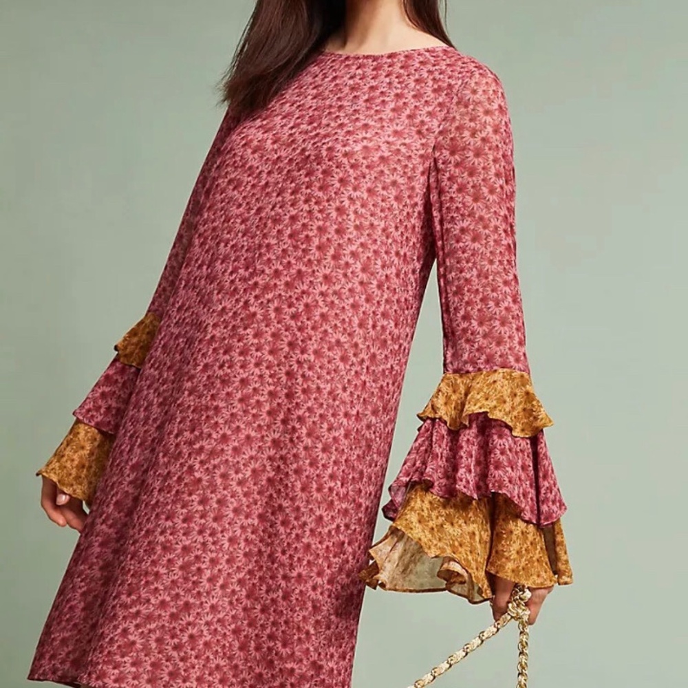 Anthropologie Lanara Shift Dress by Varun Bahl